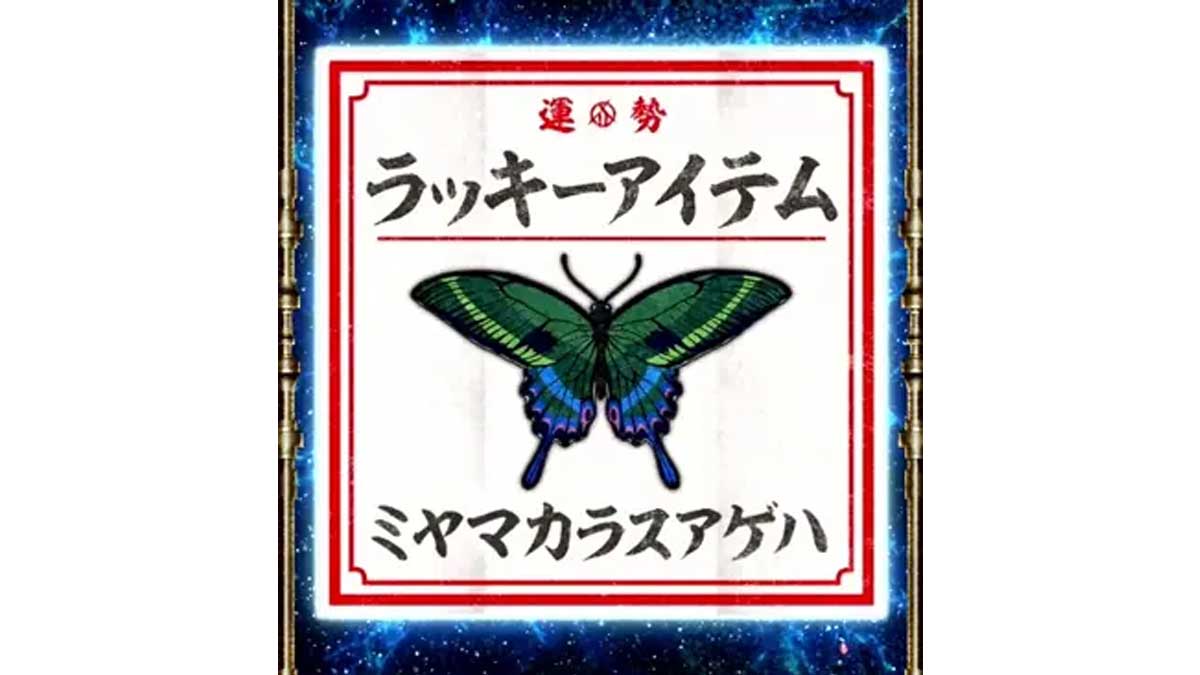 ミヤマカラスアゲハ