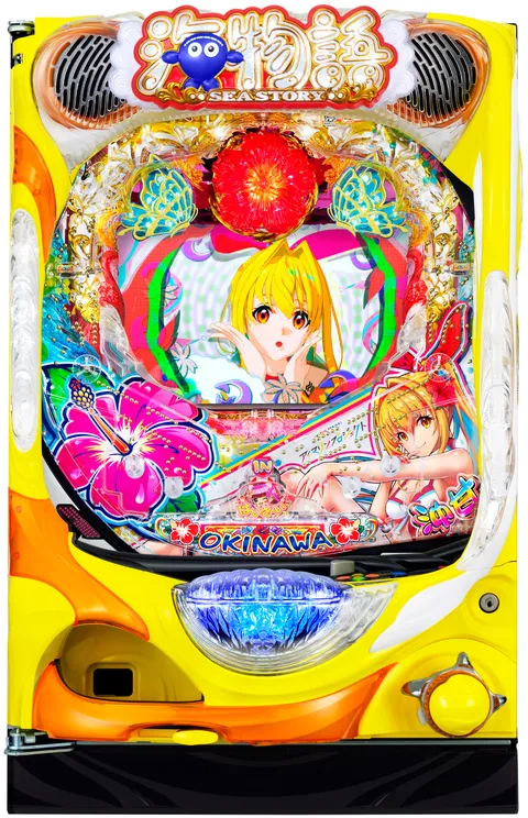 パチンコ「PAスーパー海物語 IN 沖縄5 with アイマリン」の筐体画像