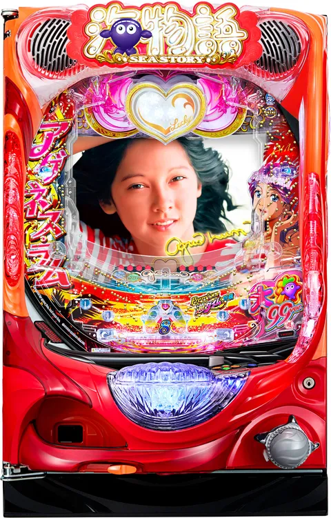 パチンコ「PA大海物語 Withアグネス・ラム Premium Edition」の筐体画像