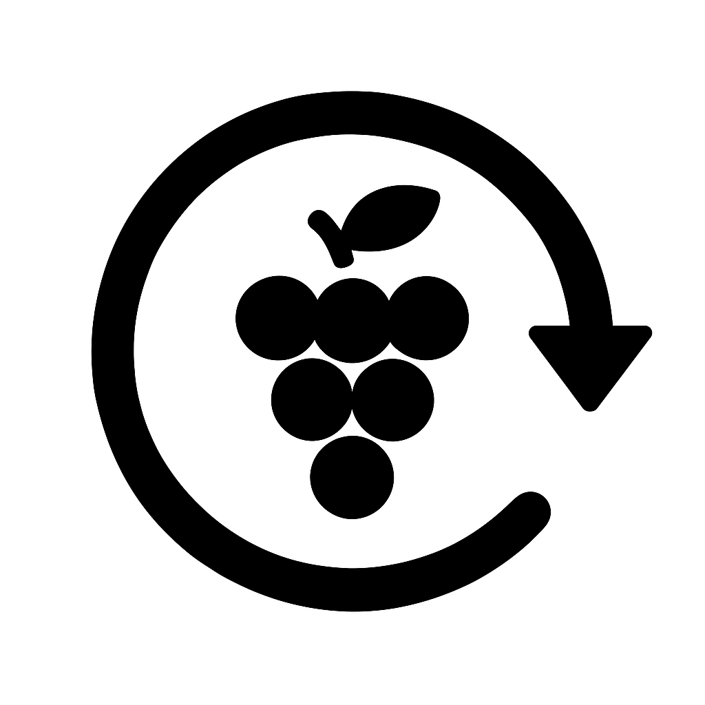 ブドウ逆算アイコン
